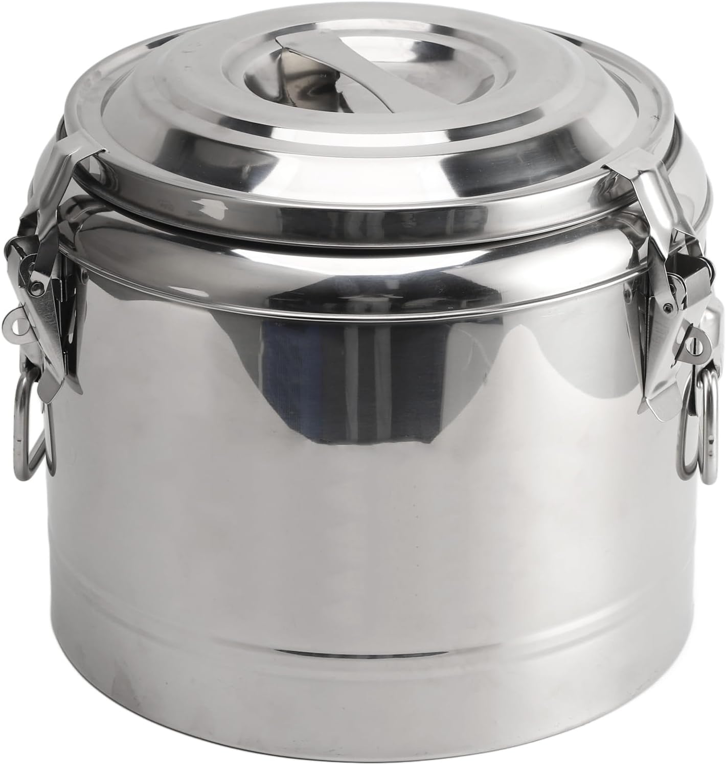 FLEXMAN Stainless Steel Water Dispenser, Insulated Hot Ice Beverage Dispenser, Large Capacity Heat Retention Barrel for Storing Rice, Hot Water, Herbal Tea, Soup, Dry Goods (30L)