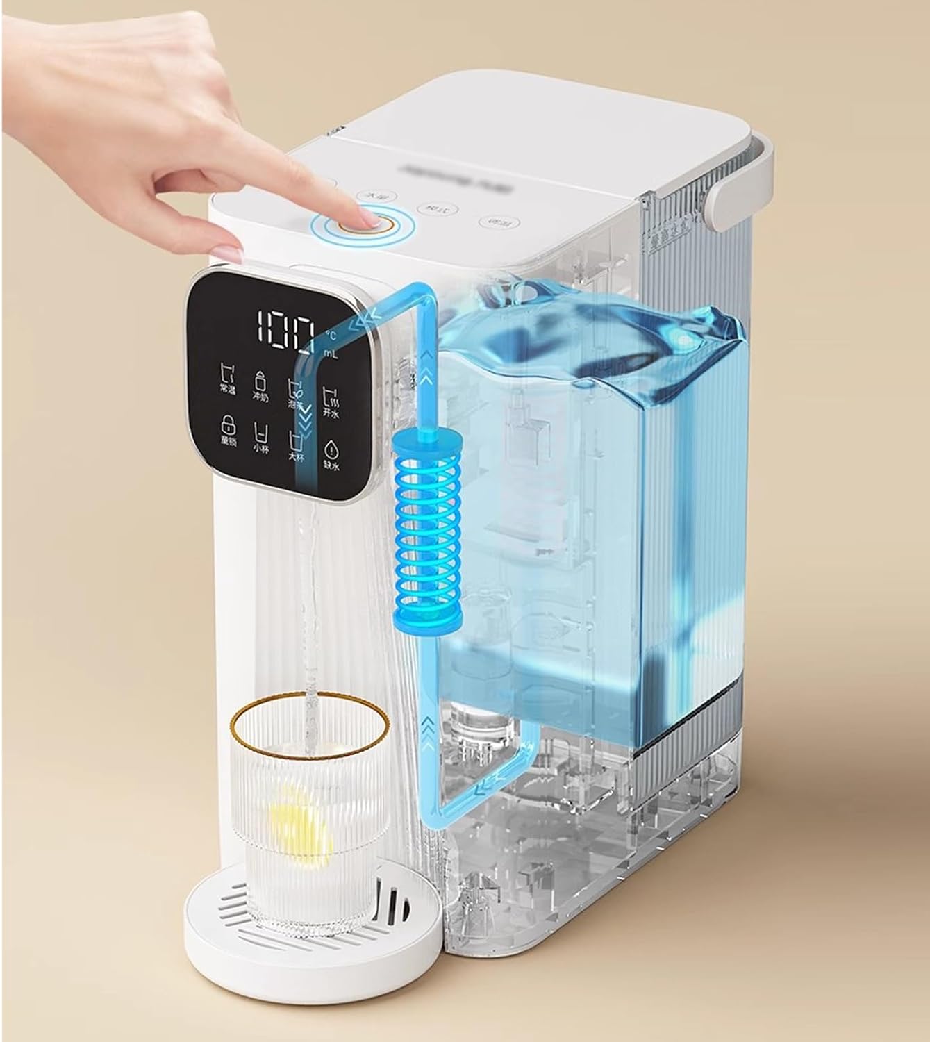 hot Water dispensers Household Small Desktop Water Dispenser Fully Automatic Pure Water Direct Drinking Machine Instant Heating Water Dispenser Instant hot Water Dispenser