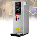 Hot Water Dispensers Commercial Large Hot Beverage Dispenser Kettle Temperature Adjustable, 60L/H Large Output 304 Stainless Steel Inner Desktop Electric Hot Water Boiler for Hotels, Bar Silver