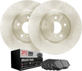 Dynamic Friction Company Front Brakes and Rotors|BlankBrake Rotors| Front 3000 Ceramic Brake Pads and Rotors Kit| Automotive Replacement Brake Kits