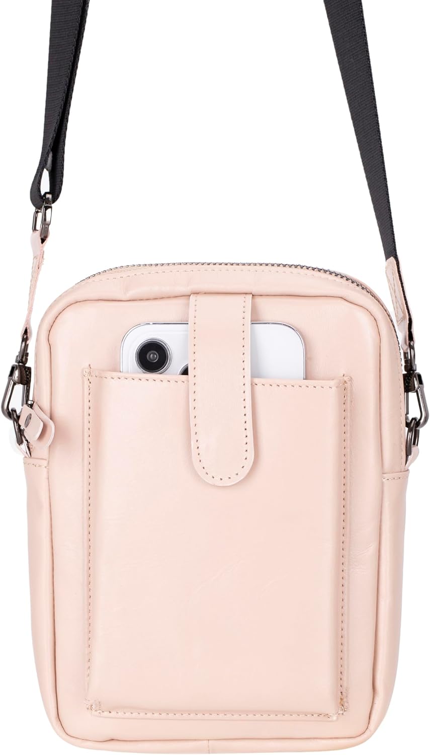 VENOULT Crossbody Leather Wallet for Man or Women fits iPhone 16 Pro MAX