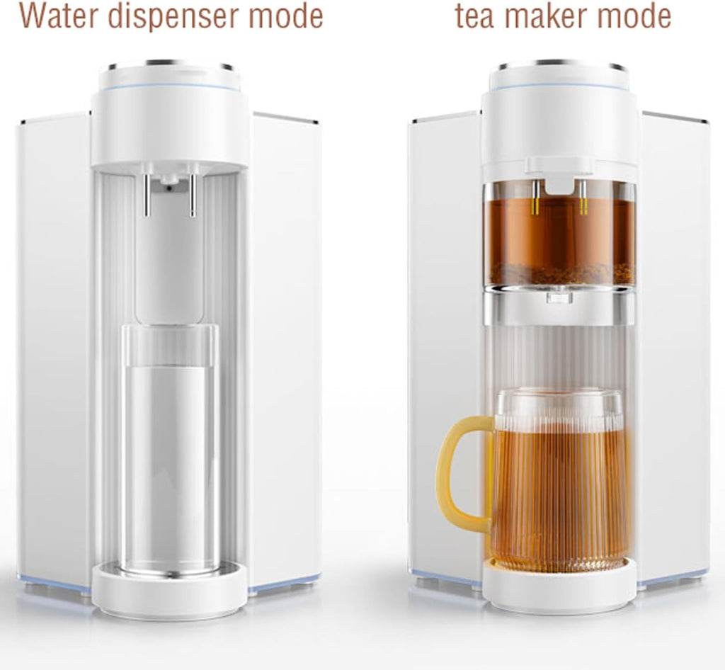 instant hot water dispenser Fully automatic household tea/coffee all-in-one smart hot water kettle capacity 2L(Color:a,Size:220V)