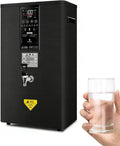 Electric Commercial Hot Water Dispenser with LCD Touch Screen and Built-in Purifier,3000W Instant Boiler Adjustable Temperature for Cafe,Hotel,Office,Home Black-50L