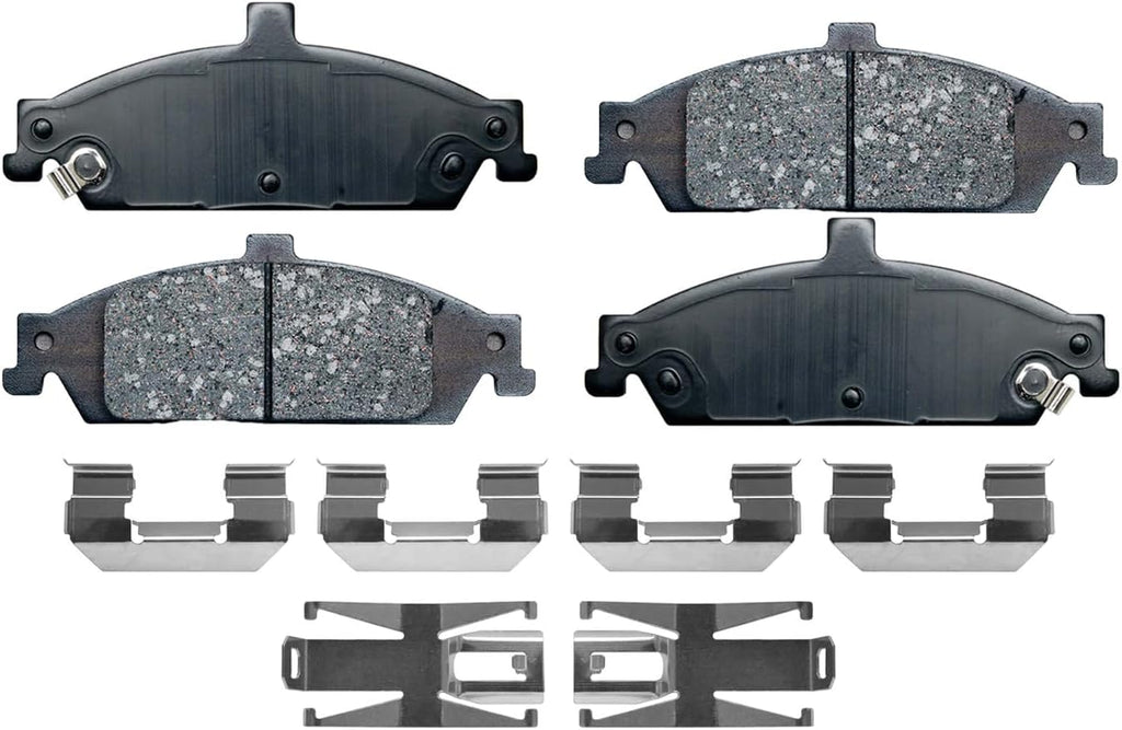 Detroit Axle - Front Brake Kit for 1997-2003 Chevy Malibu, 99-04 Olds Alero, 99-05 Pontiac Grand Am, 97-99 Cutlass Drilled & Slotted Brake Rotors Ceramic Brakes Pads Wheel Bearing Hubs Replacement