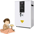 Water Heaters for Hot Drinks, Hot Water Dispensers Electric Water Warm 3000W Instant Hot Water Dispenser Countertop 50l 60l 80l per Hour Wall Mounted Instant Boiling Water Dispenser,White-50L