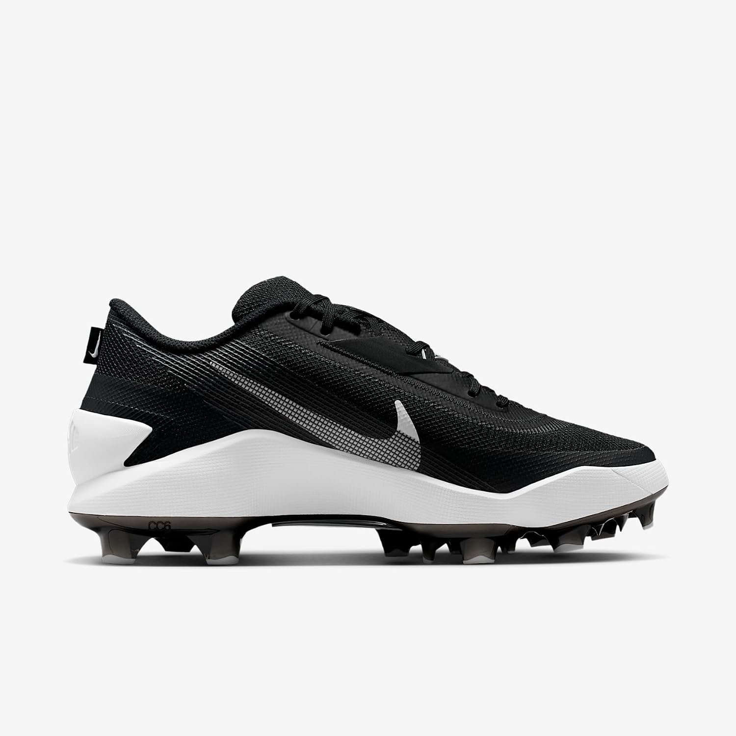 Nike Diamond Showcase MCS Baseball Cleats (Black/White)