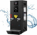 Automatic Hot Water Dispenser, Stepping Type Boiling Water Machine, Digital Temperature Control, Support Timer, Stainless Steel Water Boiler, for Offices, Coffee Shops,Black