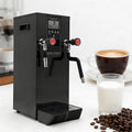Coffee Foam Machine Steamer 2500W 12L Step-Heating Electric Hot Water Dispenser Countertop with Removable Drip Tray, for Rapid Serving in Restaurant, Boba Tea Shop Black-110V