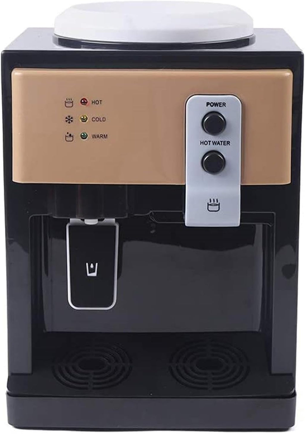Water Dispenser Electric Countertop Water Dispenser - Hot and Cold, Room Temperature, 3 to 5 Gallon, No Refrigeration, Brown Color(No Refrigeration)
