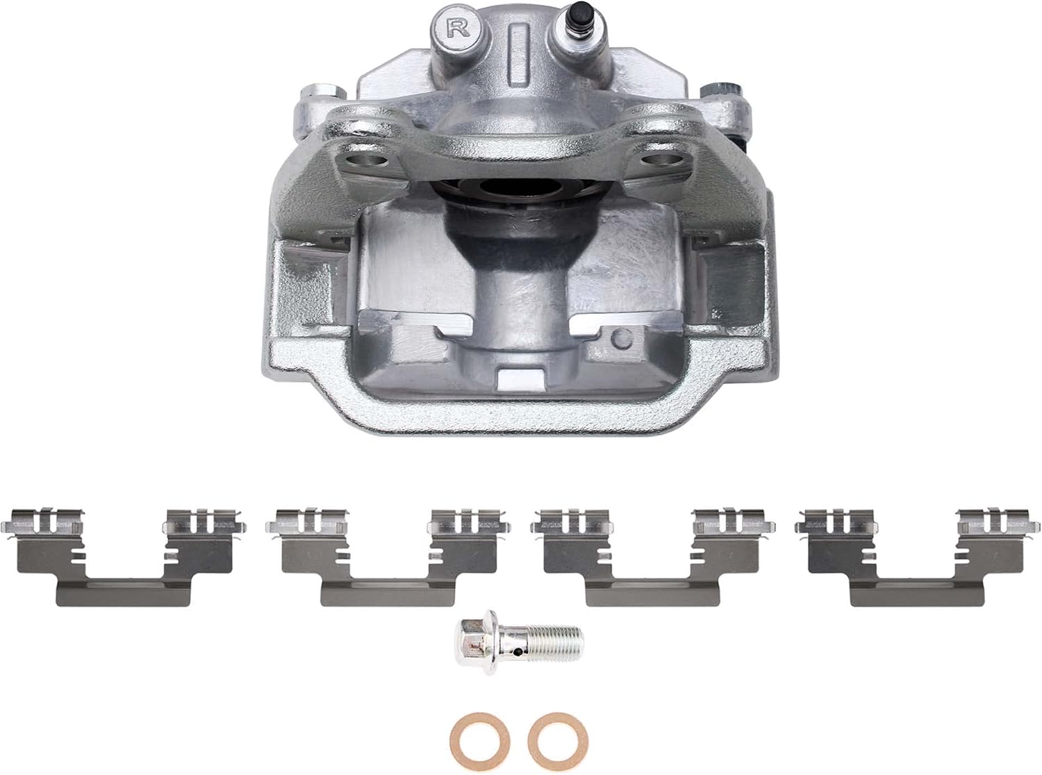 Detroit Axle - Rear Brake Kit for Chevy GMC Silverado Sierra 1500 Tahoe Yukon Cadillac Escalade Disc Brakes Rotors Disc Brake Caliper w/Bracket Replacement