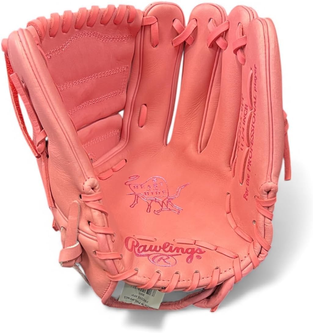 Rawlings Heart of the Hide Mother's Day Pink Baseball Glove – 11.75', 12.25', 1B Mitt, Catcher's Mitt – RHT & LHT – Premium HOH Pro Leather Limited Edition