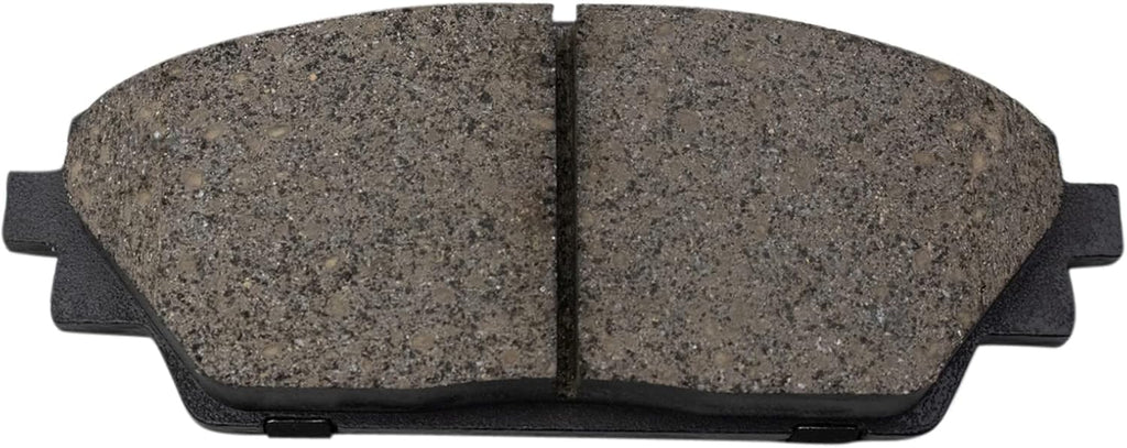 TRQ Front Ceramic Brake Pad and Rotor Set Coated Compatible with 2014-15 Mazda 3 2.5L L4, 2016 Mazda 3 2.5L L4 with 295mm Diameter Front Rotors, 2017-18 2016-18 CX-3 All Wheel Drive