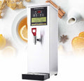 Commercial Hot Water Dispenser, Stepping Type Boiling Water Machine, Hot Water Constant Temperature Machine, Stainless Steel Material, LCD Temperature Display,Silver