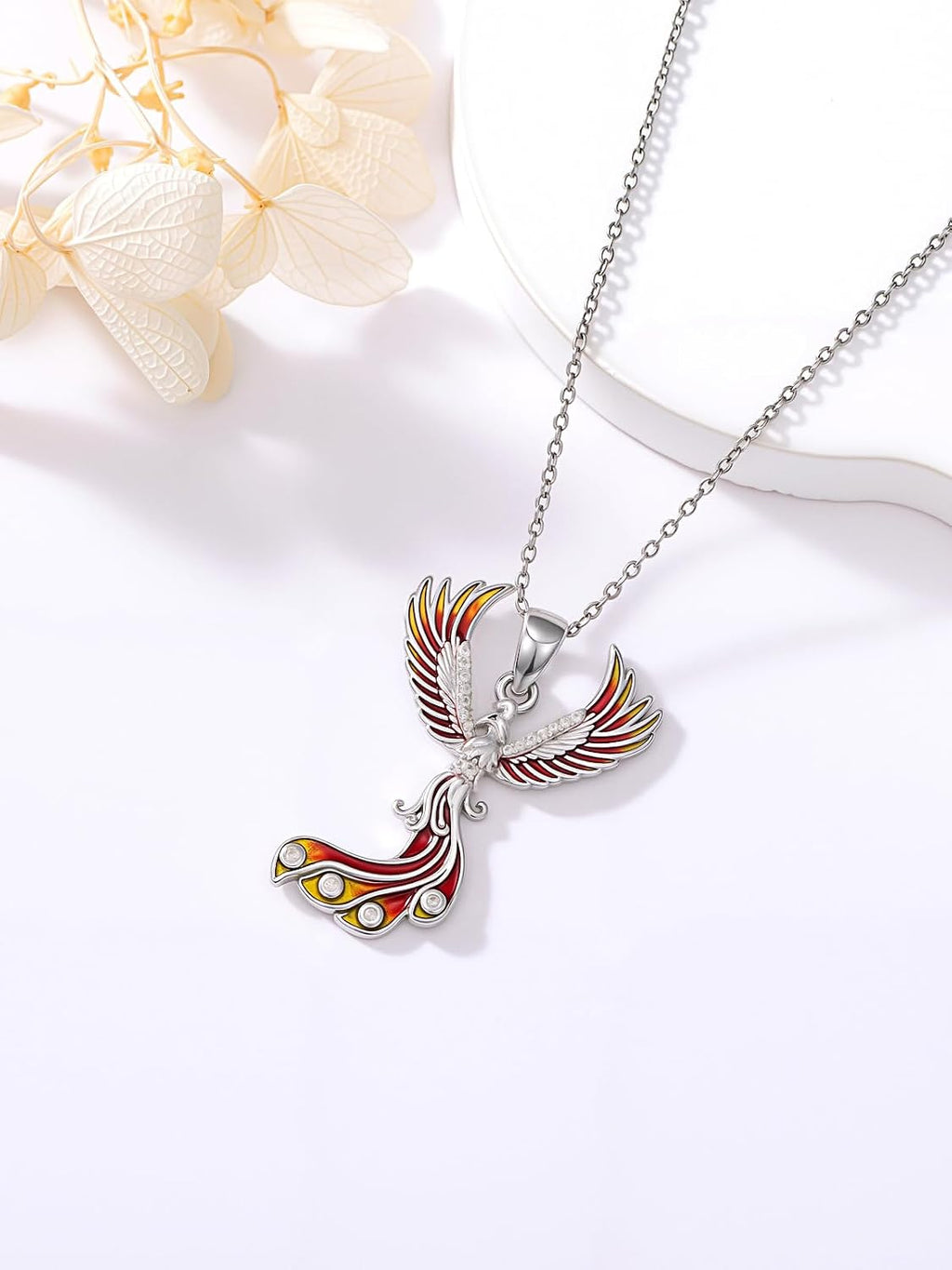 ZBA Natural Diamond Animal Necklaces for Women, 18k Gold Plated 925 Sterling Sliver Fine Jewelry Meaningful Gifts (Color F-G/Clarity I1-I2)