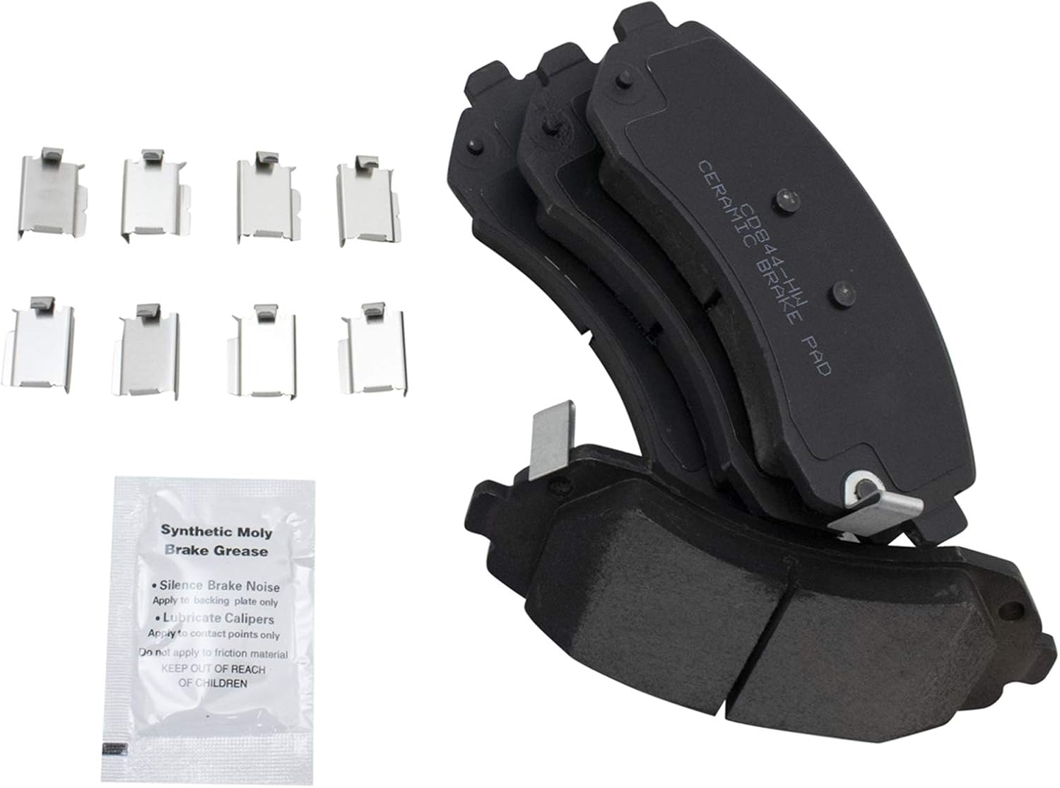 TRQ Front and Rear Brake Pad and Rotor Set Ceramic Compatible with 2002-2007 Buick Rendezvous