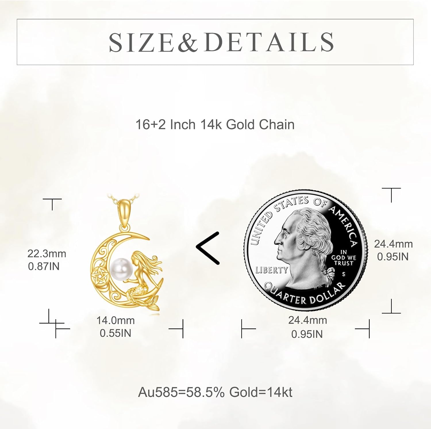 KECHO Christmas Gifts 14k Solid Gold Animals Necklace for Women Giraffe Bee Elephant Ladybug Koala Axolotl Horse Unicorn Cat Necklaces Pendant Jewelry Mothers Day Birthday for Mom Wife Friends