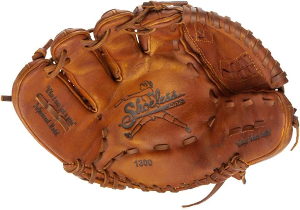 Shoeless Joe Gloves Fast Pitch Basket Weave Web Brown Baseball Glove