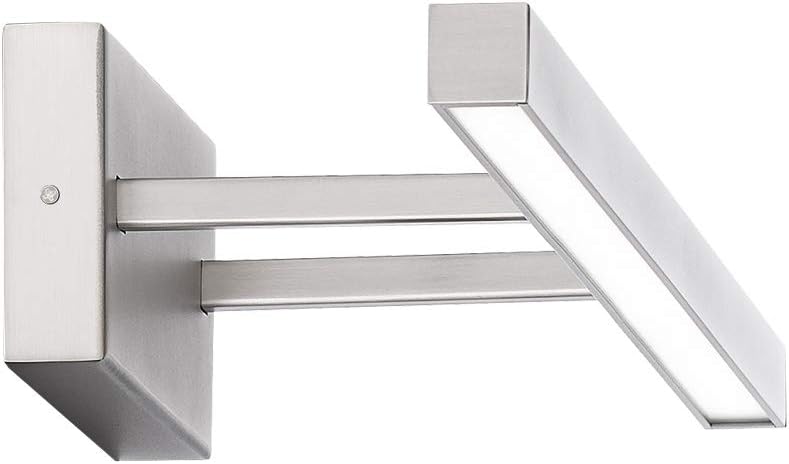 Parallax 18in LED Up or Down Bathroom Vanity or Wall Light 3-CCT 2700K-3000K-3500K Set to 2700K in Brushed Nickel