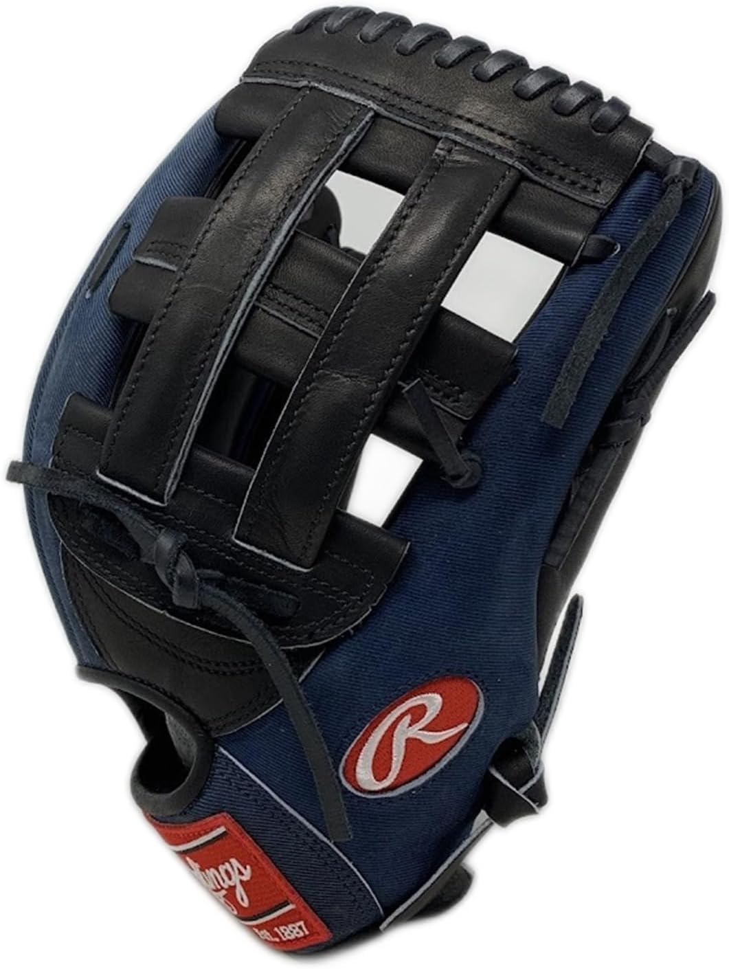 Rawlings | Limited Edition Denim Series | Heart of The Hide | Traditional Break-in | Sizes 11.5' - 12.75' | Multiple Styles (Denim | H Web, 12.75 Inch | Outfield, Right Hand Throw)