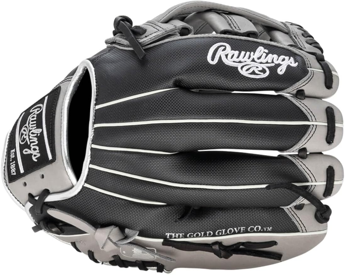 Rawlings Gamer XLE Speed Shell Series Baseball Infield | Catcher | Utility Glove | Mitt | Travel | Youth | 11.5' | 12.25' | 32.5' | Black | Grey | Right | Left