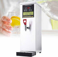 Hot Water Dispenser, 2500 W Fast Boiling Water Machine, with Water Connection, Stepping Type Water Boiler, Digital Display, Adjustable Temperature, Commercial/Home,Silver