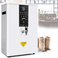 Commercial Hot Water Dispense Boiler, 45L/H,Electric Countertop Heating Boiler,Adjustable Temperature 40-100°C,for Tea,Dessert Shop,Hotel (White) A