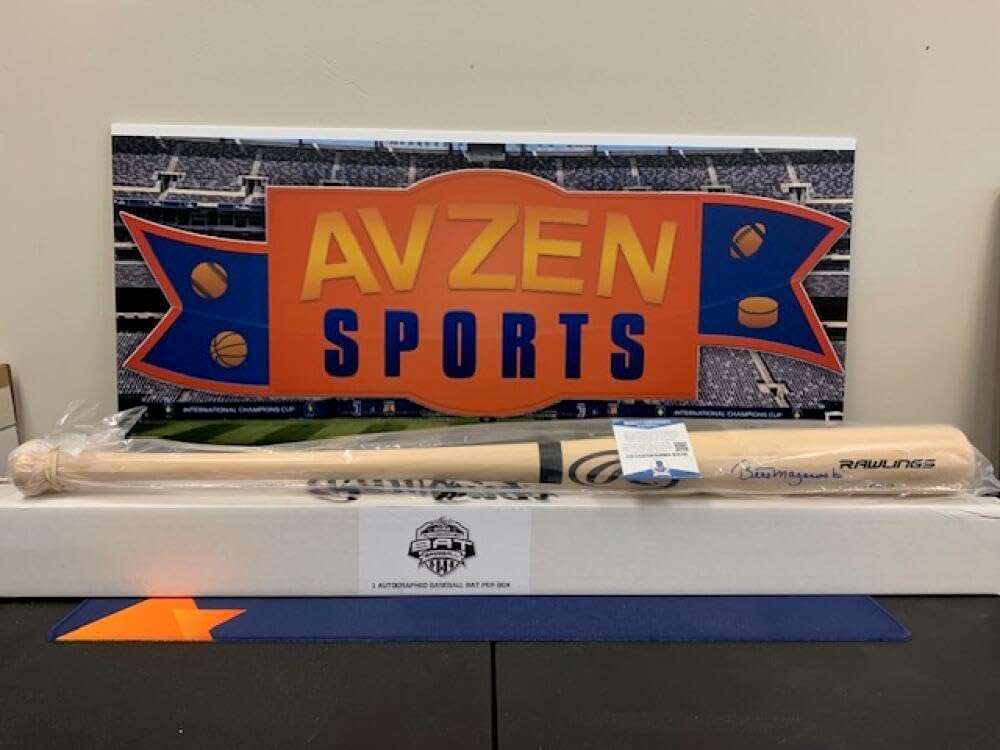 Bill Mazeroski Beckett Authenticated w/Serial # COA Signed Autographed Rawlings Baseball Bat Pittsburgh Pirates