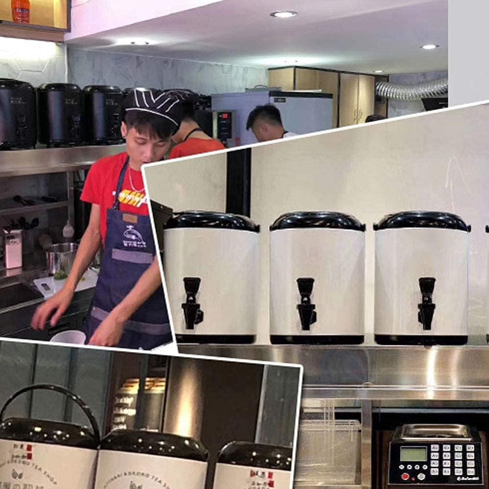 Beverage Dispenser with Tap, Insulated Hot Water Dispenser, 8L/10L Capacity for Coffee, Juice, Tea, Cider, Milk - Ideal for Parties and Buffets, Double Wall Design
