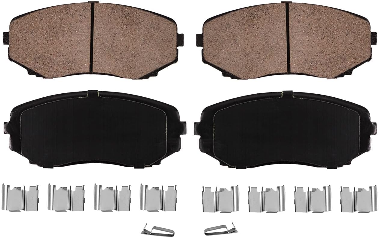 Detroit Axle - Front Brake Kit for 2007 2008 2009 Ford Edge Lincoln MKX, Brake Rotors Ceramic Brakes Pads Replacement : 11.65' inch Front Rotor