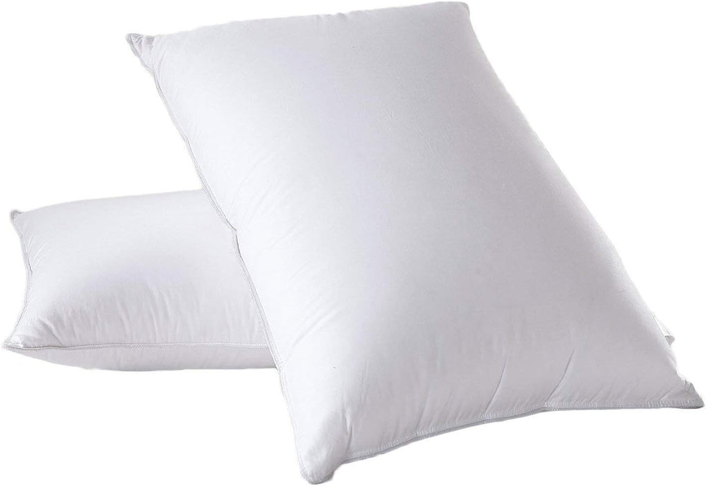 Royal Hotel Bedding Soft Down Pillow - 500 Thread Count Cotton Shell, Down Pillow Soft, King Size, Soft, 1 Single Pillow