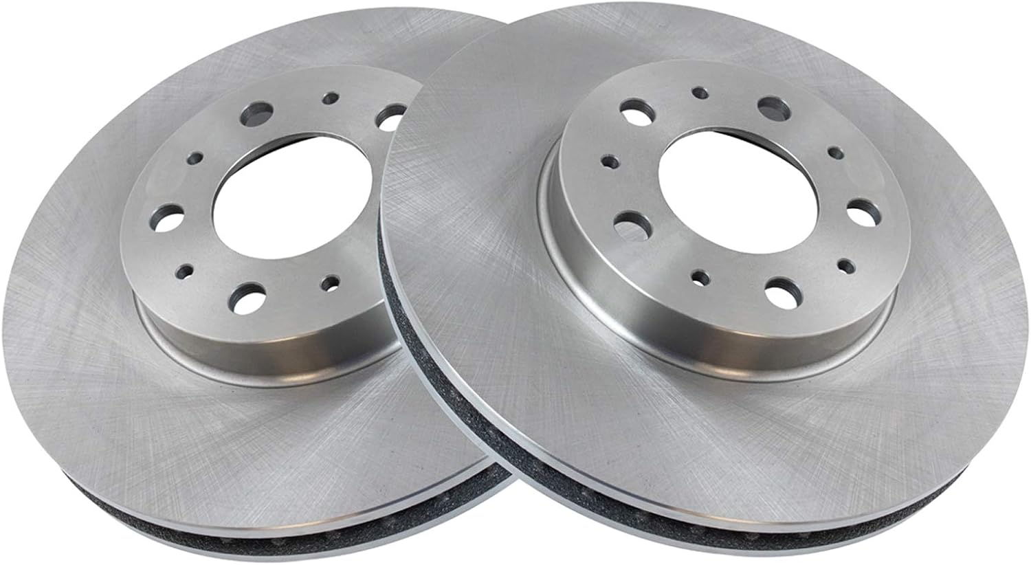 TRQ Front Brake Pad and Rotor Set Ceramic Vented Rotors 280mm Diameter Compatible with 1994-1997 Volvo 850 1998-2004 C70 1998-2000 S70 V70