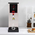 Commercial Hot Water Dispenser, Electric Water Boiler,10L Boiling Water Dispenser with Timing Function, Stainless Steel Liner and LCD Display for Tea Coffee Shop Dessert Shop Hotel (Silver)