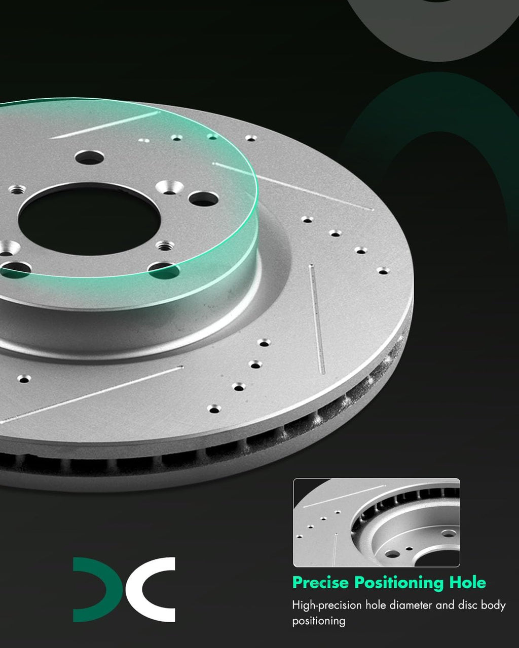 SCITOO Front 12.6' Brake Pads and Rotors Kits Fit For Honda Odyssey 2011 2012 2013 2014