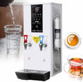 Commercial Water Boiler Dispenser, Stainless Steel Automatic Boiling Water Machine, 45 L Large Capacity Hot Water Dispenser, with Display, for Tea Coffee,White