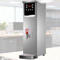 Professional Commercial Electric Hot Water Dispenser, with LCD Touchscreen and Built-in Water Purifier, for Cafe Tea Shop Office Restaurant Hotel Silver