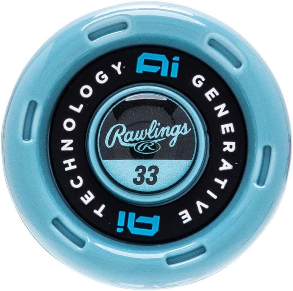 Rawlings Clout AI BBCOR Baseball Bat: RBB5C3 33.5' 30.5 oz.