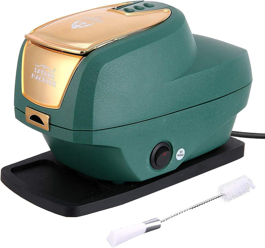 Professional Hot Lather Machine Rich Foam Large Capacity Electric Hot Lather Machine Beauty Green Gold (27 * 19 * 16 cm)