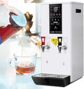 Commercial Instant Water Dispenser, 3000 w Desktop Electric Hot Water Boiler, 60°C to 100°C Adjustable, Automatic Hot Water Pot Digital Control Panel/Auto Temperature Control White