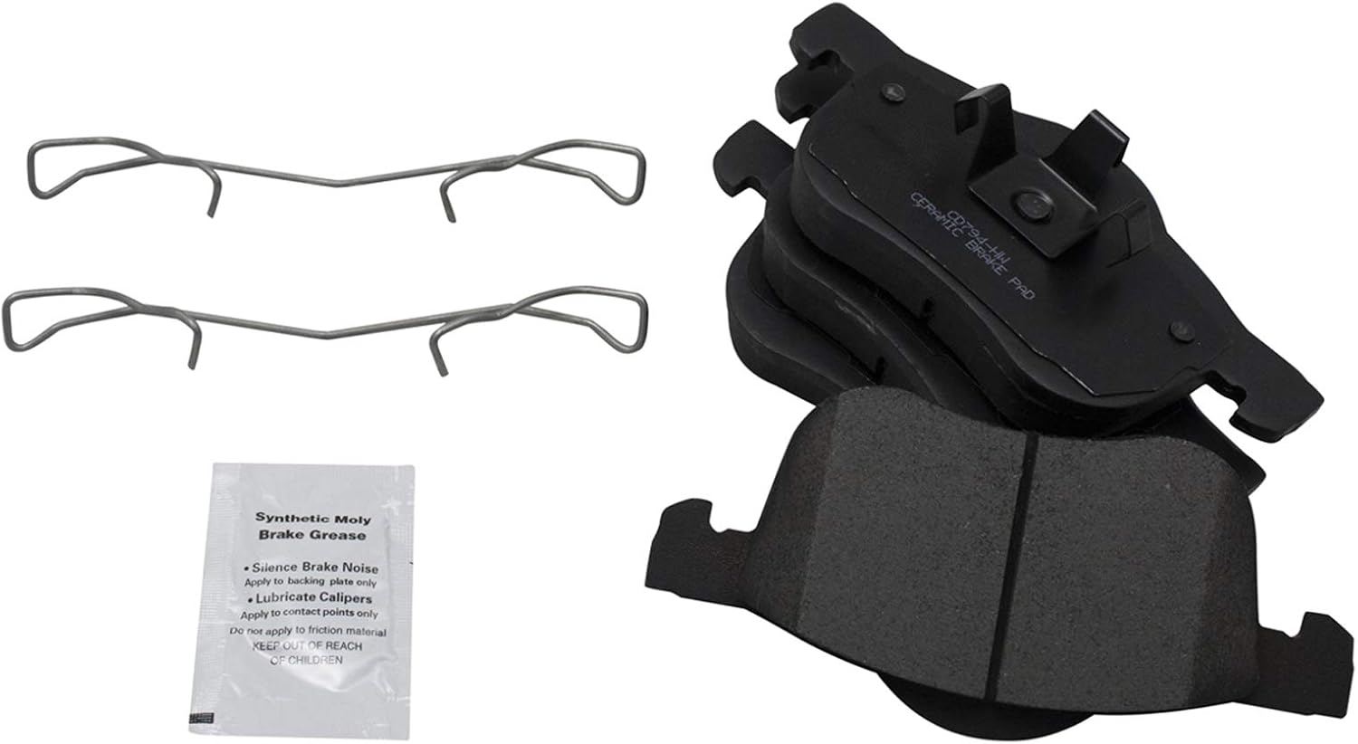 TRQ Front and Rear Brake Pad and Rotor Set Ceramic Vented Rotors 285mm Front Diameter Compatible with 1999-2006 Volvo S80 2001-2009 S60 2001-2006 V70 2003-2007 XC70