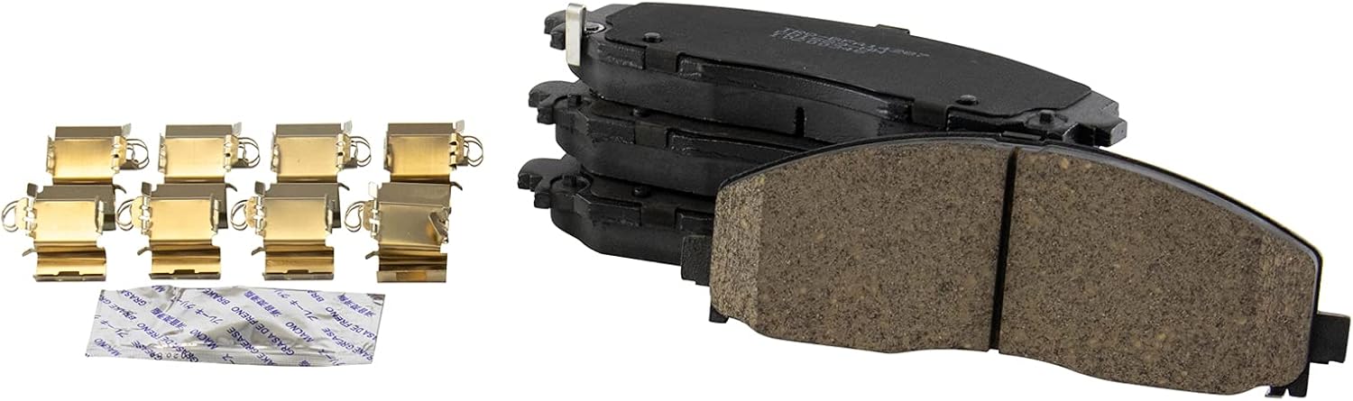 TRQ Front Brake Pad and Rotor Set Ceramic Vented Rotors Compatible with 2020 Jeep Gladiator 2018-2019 Wrangler