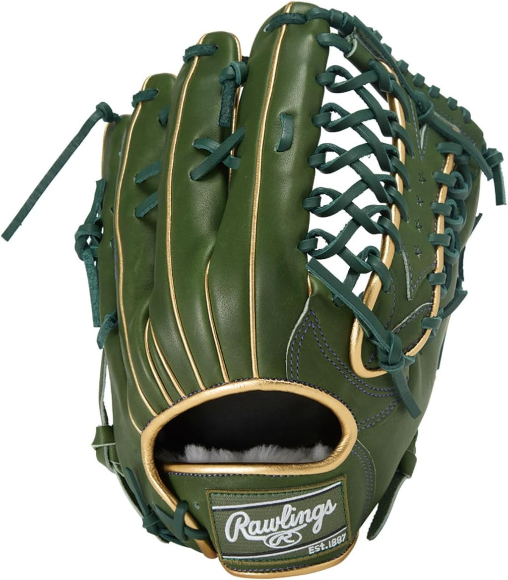 Rawlings Baseball Glove Soft HOH PRO EXCEL - Color Palette- GR5FHECB88FS Outfielder ML Green 12.5' *for Right Throwing