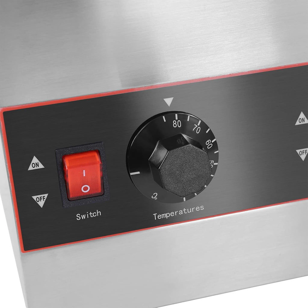 Commercial Electric Sauce Warmer Heater, 2 Grids Countertop Food Sauce Dispenser Heater, Jam Cheese Chocolate Caramel Sauce Heat Preservation Machine 86-185 ℉ 650ml (2 Bottles)
