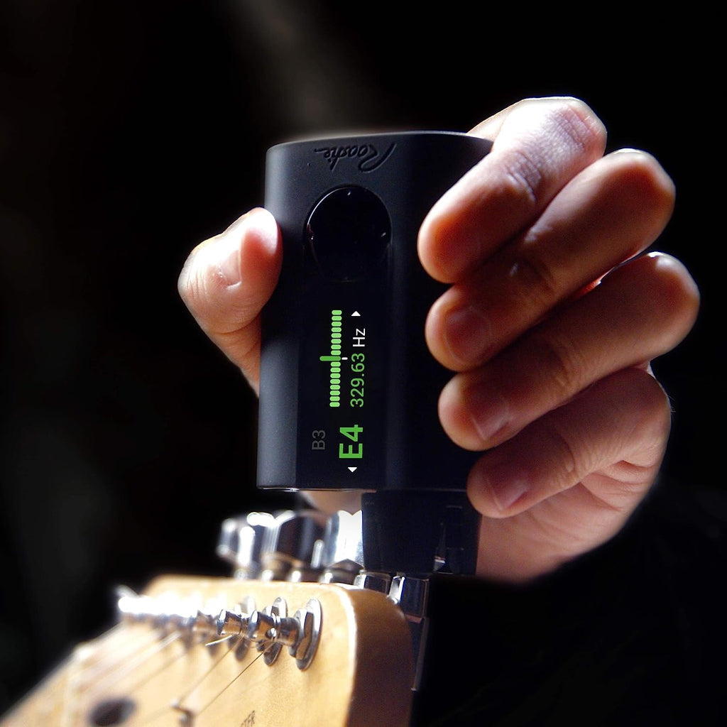 Roadie 3 Automatic Guitar Tuner For Stringed Instruments | Advanced Vibration Detection, 150+ Preloaded Tunings, Metronome, Faster Restringing | With Signature Series Power Bundle