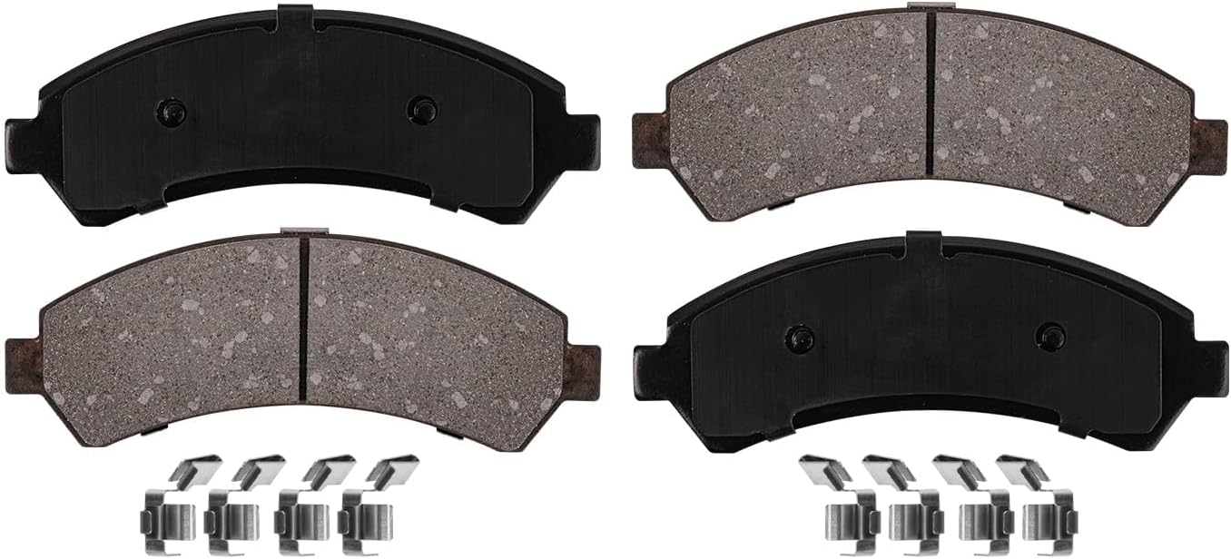 Detroit Axle - Brake Kit for Chevrolet Blazer S10 GMC Jimmy Sonoma Isuzu Hombre Oldsmobile Bravada Disc Brakes Rotor Ceramic Brake Pads Front and Rear Replacement