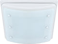 Good Housekeeping (90069) Buckingham 100 CFM 2.0 Sones Decorative Bathroom Ventilation Exhaust Fan with Light & Night-Light in Matte White
