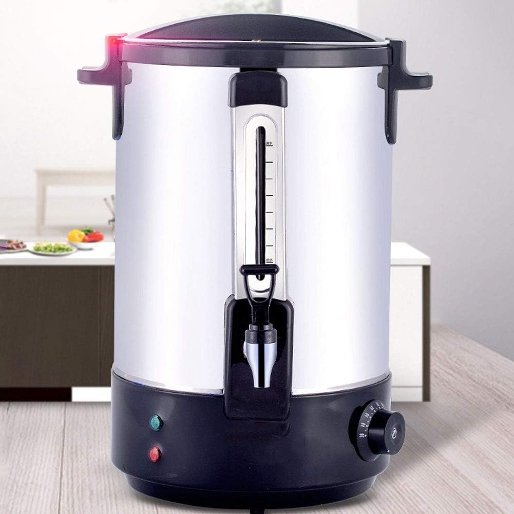 Electric Hot Water Dispenser, Electric Kettles Stainless Steel Commercial Coffee Maker Urn Water Boiler Beverage Warmers (20L)