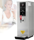 Commercial Hot Water Dispenser Electric Water Boiler Countertop 8L Black Large Capacity Electric Water Pot, Stainless Steel Hot Water Machine for Restaurant, Hotel, Office Silver