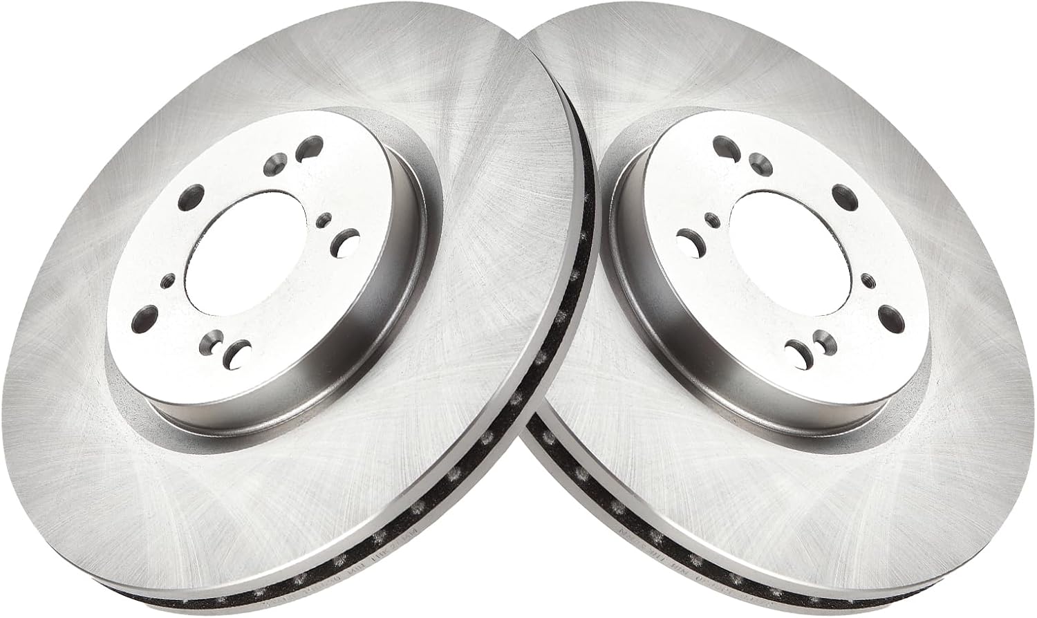 TRQ Front Brake Pad and Rotor Set Ceramic Vented Rotors Compatible with 2007-2013 Acura MDX 2014-2020 RLX 2010-2013 ZDX 2009-2015 Honda Pilot