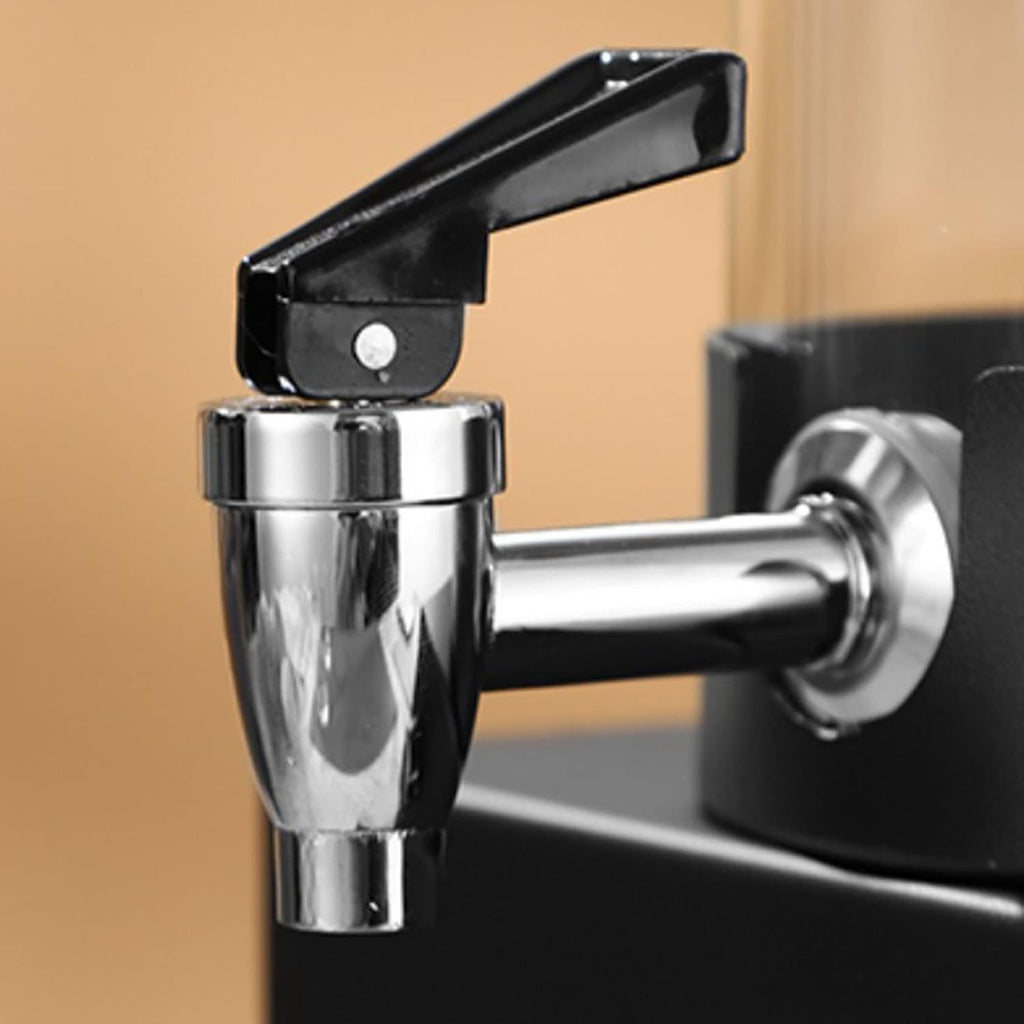 Electric Insulated Drink Dispenser, Hot Beverage Hot Chocolate Dispenser, Beverage Dispenser Hot Tea, Coffee, Cold Milk, Water, Juice, Cafeteria, 400W, Double h(Double Head 7lx2)