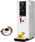 Step-Heating Commercial Hot Water Dispenser, 25L Countertop Hot Water Dispenser Electric Commercial Boiling Water Machine for Tea Coffee Shop Dessert Shop Hotel,White